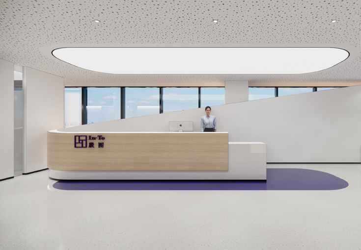 殷圖科技辦公室裝修落地